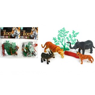 DIERENTUIN SPEEL DIEREN SET (24st.)