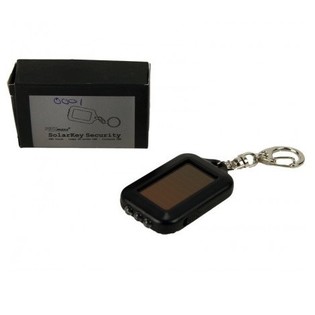 SOLAR SLEUTELHANGER MET  LED LICHT - ZWART (20st.)