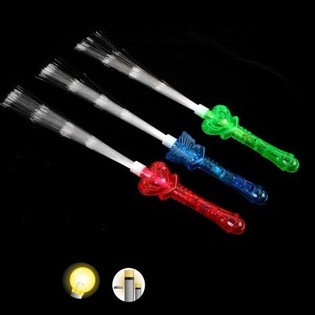 GROTE LICHTGEVENDE FIBER STICKS, 40 Cm. Lang (48st.)