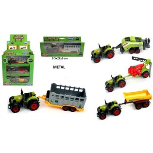 DIE CAST TRACTOR SET IN DISPLAY (12st.)