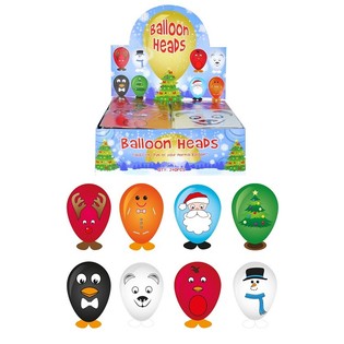 BALLON HOOFDEN &ndash; MODEL:  KERSTMIS (240st.)