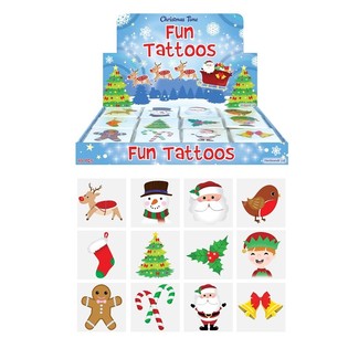 FUN TATOOS &ndash; MODEL KERSTMIS (48 pakjesx12st.)