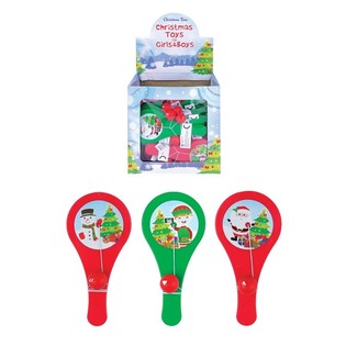 KERSTMIS - PADDLE BAT BAL SPEL IN DISPLAY (96st.)