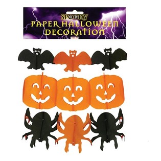 MIX HALLOWEEN DECORATIE SLINGERS – 300 Cm. LANG (6st.)