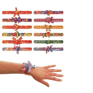 SNAP BRACELETS / CLIC ARMBANDEN VOORZIEN VAN DIEREN (12 St.)