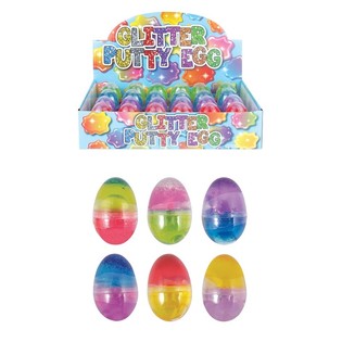 GLITTER PUTTY EI IN DISPLAY (24st.)