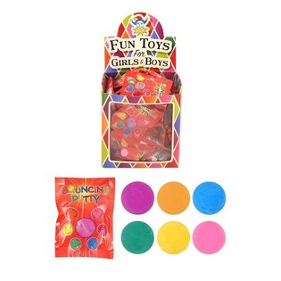BOUNCING PUTTY IN UITDEEL ZAKJES IN DISPLAY (60st.)