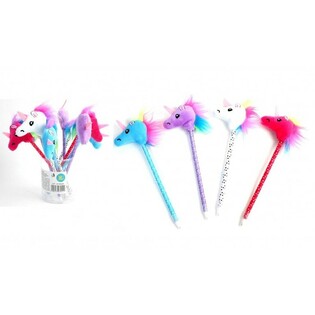 PLUCHE UNICORN / EENHOORN PENNEN (12st.)