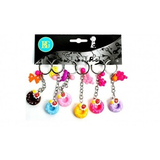 VROLIJKE DONUT SLEUTELHANGERS (12st.)