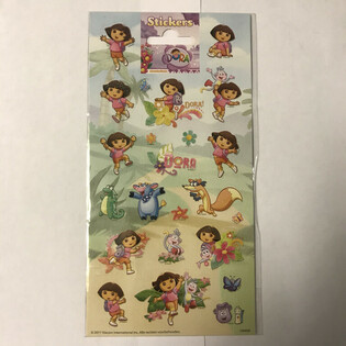 STICKERS: DORA, Afm. 20 x 10 Cm. (10st.)