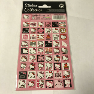 STICKERS: HELLO KITTY,  Afm. 20 x 10 Cm. (10st.)