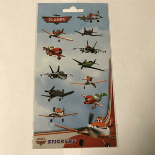 STICKERVEL: DISNEY PLANES,  Afm. 20 x 10 Cm. (10st.)