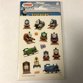 STICKERVEL: THOMAS DE TREIN,  Afm. 16 x 9 Cm. (10st.)