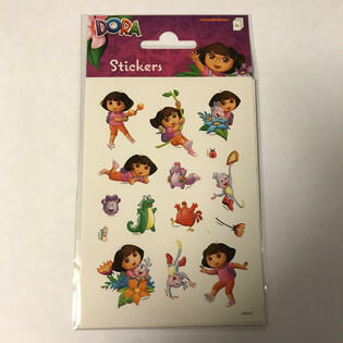 STICKERVEL: DORA,  Afm. 16 x 9 Cm. (10st.)