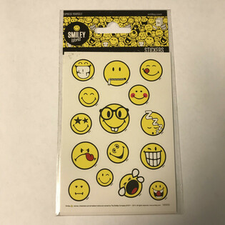 STICKERVEL: SMILEY&rsquo;S,  Afm. 16 x 9 Cm. (10st.)