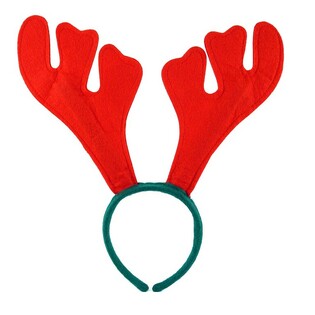 KERST RENDIER DIADEEM &ndash; Rood / Groen (12st.)