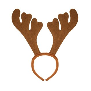 KERST RENDIER DIADEEM - Bruin (24st.)