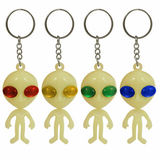 GLOW IN THE DARK ALIEN SLEUTELHANGERS (60st.)