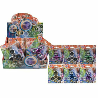 **MEGAGOEDKOOP** METALLIC COOL SPINNER OP KAART (24st.)