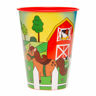 DRINKBEKER / IJSBEKER BOERDERIJ DIEREN - 260 ML. (12st.)