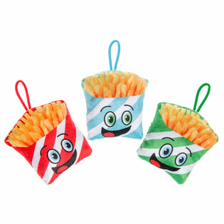 PLUCHE SNACKBAR FRIETZAKKEN - 13 Cm. (24st.)
