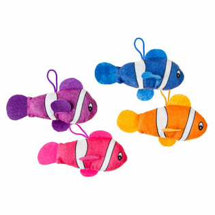 PLUCHE CLOWN VISSEN  - 16 Cm.(24st.)