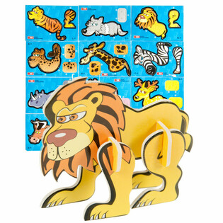 3D PUZZEL WILDE DIEREN (48st.)