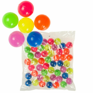 MIX STUITERBALLEN NEON KLEUREN Ø 3.2 Cm. (50st.)