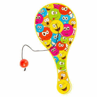 PADDLE BAT - PALLETJE MET BAL - MODEL: SMILEY (48 St.)