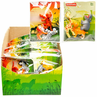 3 WILDE DIEREN IN EEN ZAKJE (60 St.)