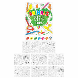 KLEURBOEKJE - KLEUREN OP NUMMER - DIEREN (48st.)