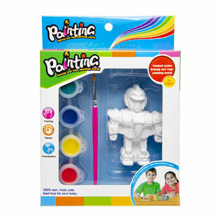 3D FIGUUR SCHILDEREN - LEEUW / ROBOT / VLINDER (6st.)
