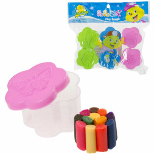 SET VAN: 6 POTJES BOETSEERKLEI IN VERPAKKING (1st.)