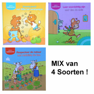 MIX KINDERBOEKEN &ndash; LEREN SAMENLEVEN (12st.)
