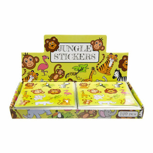 FUN STICKERS – MODEL: JUNGLE DIEREN (120st.)