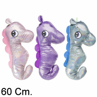 GROOT PLUCHE ZEEPAARD, 60 CM - MIX KLEUREN (6st.)