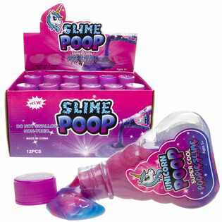 UNICORN / EENHOORN POEP SLIJM IN FLES IN DISPLAY (12st.)