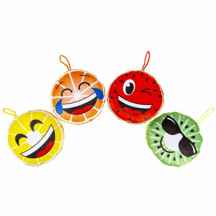 PLUCHE SMILEY FRUIT - MIX (24st.)