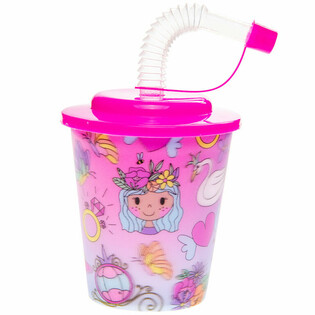 DRINKBEKER / IJSBEKER MET RIETJE – PRINSES (12st.)