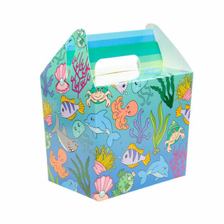 MENUBOX / TRAKTATIEDOOSJE ZEEDIEREN 14x10x17 Cm. (12st.)