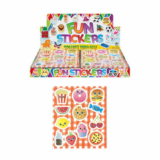 FUN STICKERS - MODEL: FOOD FACE&rsquo;S (120st.)
