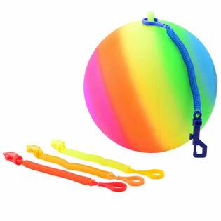 REGENBOOG BAL MET KOORD / BUNGEEBAL BAL &Oslash;23 Cm (36st.)