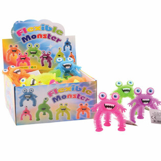 FLEXIBELE PUFFER MONSTERS IN DISPLAY (24st.)