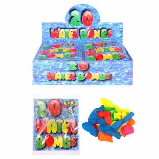 20x WATERBOMMEN IN ZAKJE IN DISPLAY (48st.) 
