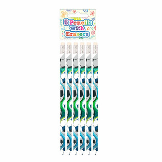 6-DELIGE VOETBAL POTLOOD MET GUM SET - IN DISPLAY (24SETS.)