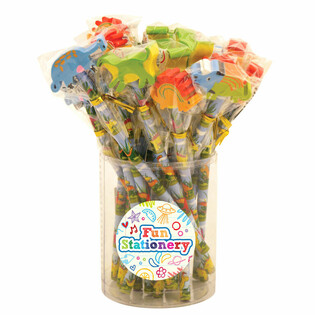 DINOSAURUS POTLOOD MET GUM (24st.)
