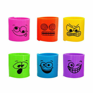 MINI FUNNY FACES SPIRALEN &Oslash;3.5 CM (6st.)