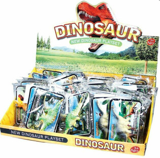 DINOSAURUS SPEELFIGUUR IN DISPLAY (36st.)