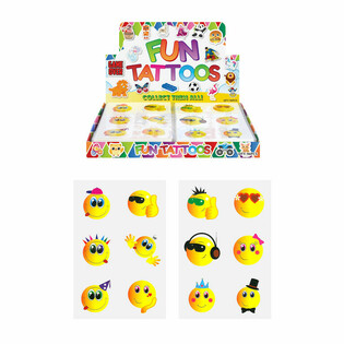 FUN TATTOOS - MODEL: SMILEY IN DISPLAY (96st.)