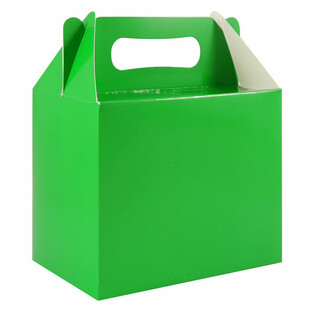 TRAKTATIEDOOSJE KLEUR: GROEN 14x18x10 Cm. (12st.)